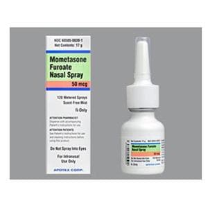 Mometasone Furoate Nasal Spray 50mcg Bottle 17gm/Bt