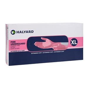 Underguard Nitrile Exam Gloves X-Large Pink Non-Sterile