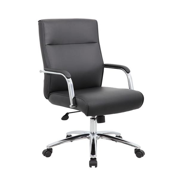 Modern Conference Chair with Dual Wheel 2" Casters Ea