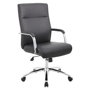 Modern Conference Chair With Dual Wheel 2" Casters Ea