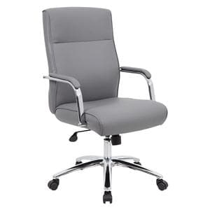 Modern Conference Chair with Dual Wheel 2" Casters Ea