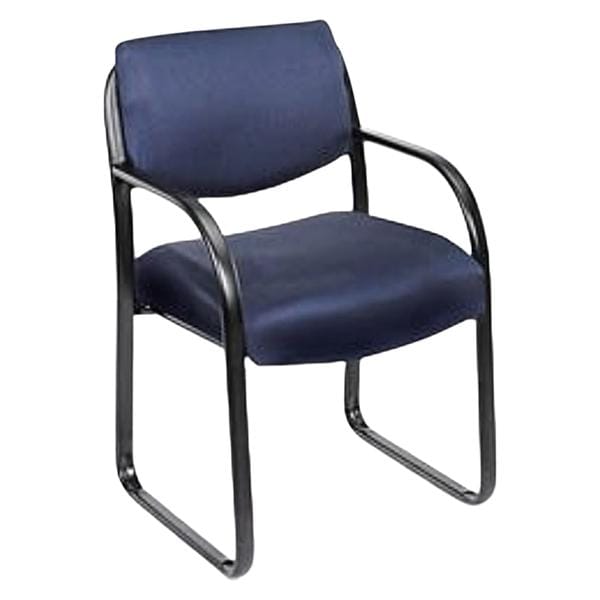 Fabric Guest Chair/Blue/Sled Base/24.5x23x34.5" Ea