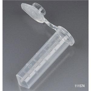 Microcentrifuge Tube Polypropylene 2mL Non-Sterile 500/Bg