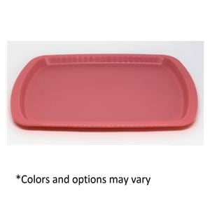 Service Tray Rectangle Plastic Gray