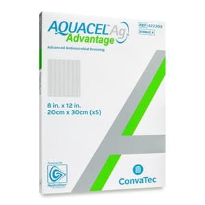 Aquacel Ag Advantage Hydrofiber Antimicrobial Wound Dressing 6x6 Strl Sqr NAdhs