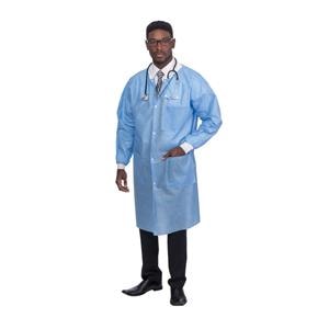 PremierPro Lab Coat 3 Layer SMS Medium Blue 30/Ca