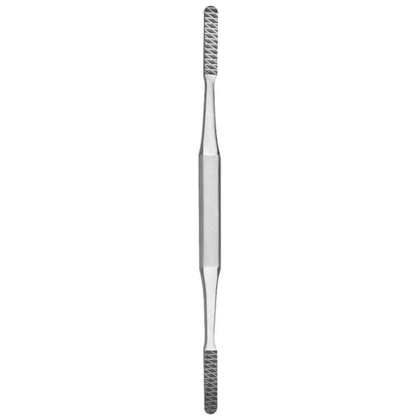 Double Ended Rasp 8.25" Stainless Steel/Tungsten Carbide Reusable Ea