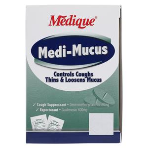 Medi-Mucus Cough/Cold Tablets 20/400mg 50x1/Ct