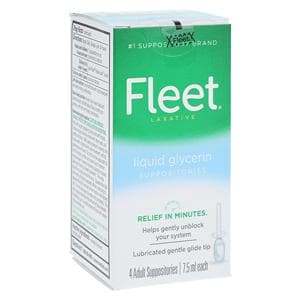 Fleet Liquid Suppositories 4/Pk, 24 PK/CA