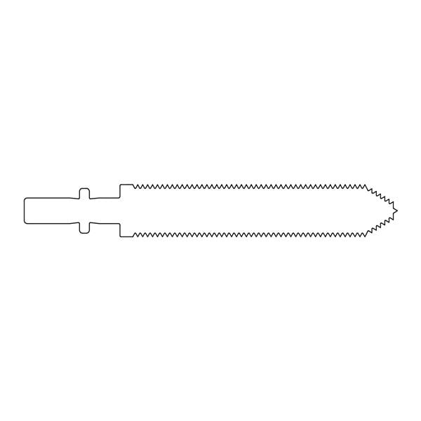 Blade Bone Saw 71.4x12.5mm Large Ea