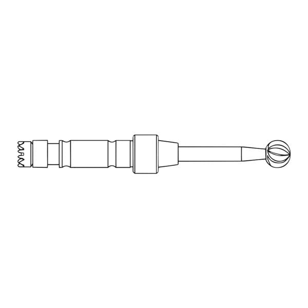 Micro Bur Standard 5.0mm Round Ea