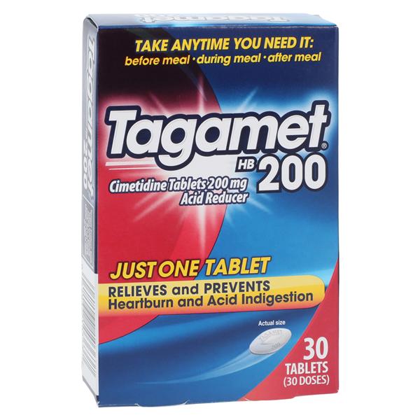 Tagamet H2 Blocker Tablets 200mg 30/Bx, 12 BX/CA