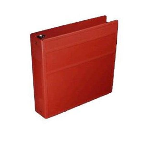 Binder 3-Ring 2-Inch Heavy Duty f/Medical Charting Side Opening Red Ea