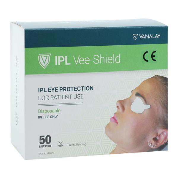 Vee-Shield IPL Eye Shield White 50/Bx