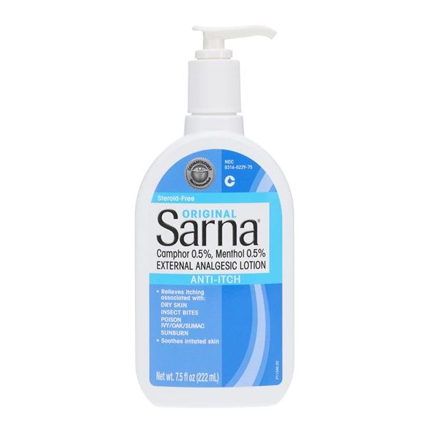 Sarna Original Lotion w/Pump 7.5oz/Bt, 12 BT/CA