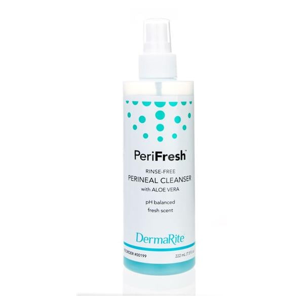 PeriFresh RnsFr Cleanser Alo Vr 7.5oz Grn Frsh Mld/Spry Btl Prnl/Skn 48Bt/Ca