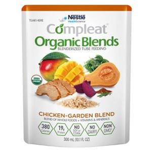 Compleat Organic Blends Tube Feeding Supplement Chicken-Garden 300mL Pouch 24/Ca