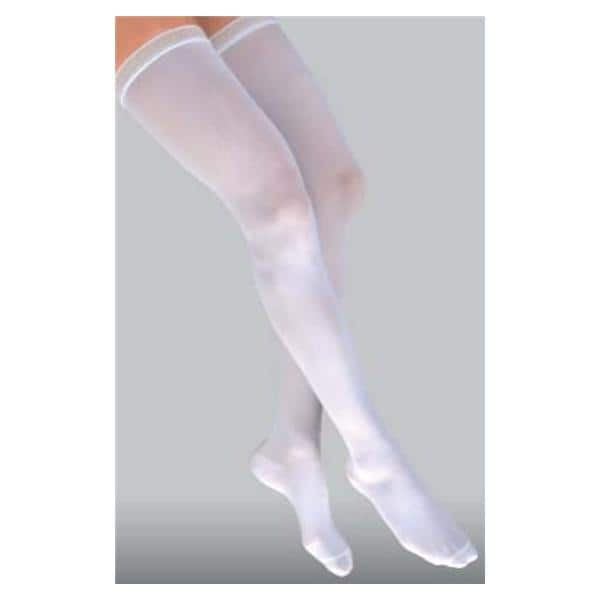 Jobst Anti-Embolism Stocking Thigh High/Regular Length Lg/Lng Unsx 33-38" Wht