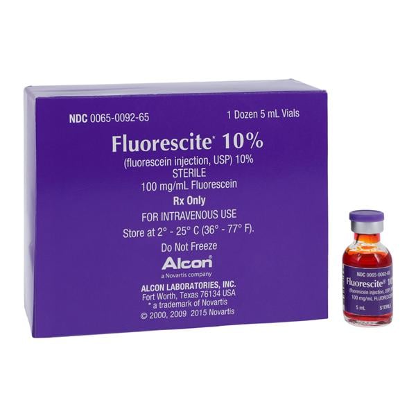 Fluorescite Injection 10% SDV 5mL 12/Pk