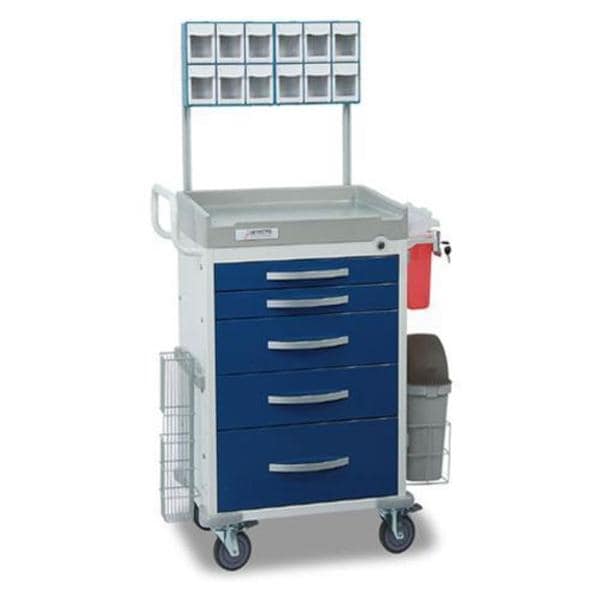 Cart Anesthesia Rescue Series 27.8x21.3x41.8" (4) 5" Caster (6) Drawer Kylck Ea