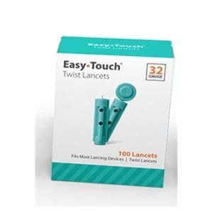 Twist Lancet _ Safety Teal 10Bx/Ca