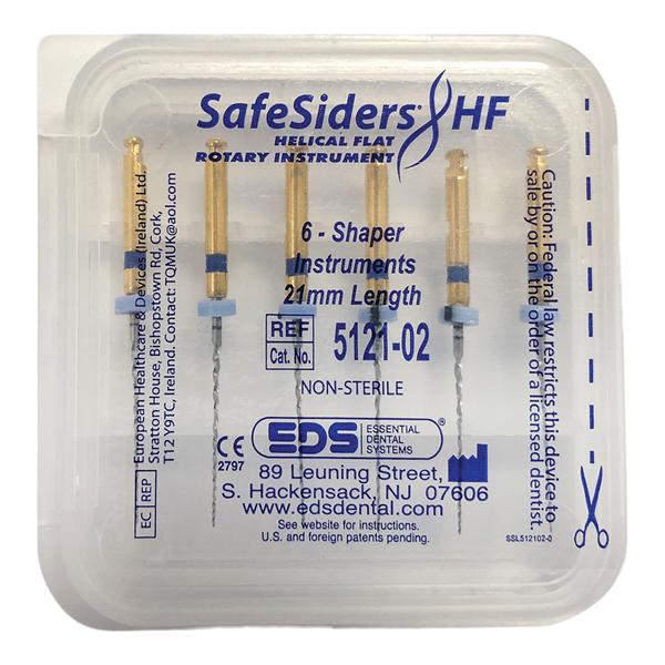 Safesider HF Shaping Rotary Instrument 21 mm Size #30 Nickel Titanium 0.02 6/Pk