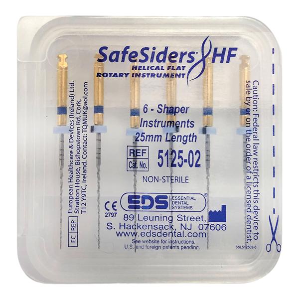 Safesider HF Shaping Rotary Instrument 25 mm Size #30 Nickel Titanium 0.02 6/Pk