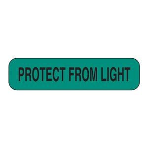 Lab Label Protect From Light Dark Green Black 1-5/8x3/8" 1000/Pk