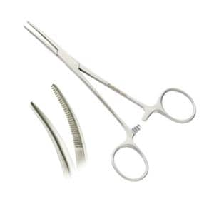 Euro-Med Kelly Hemostatic Forceps 5.5" Stainless Steel Ea