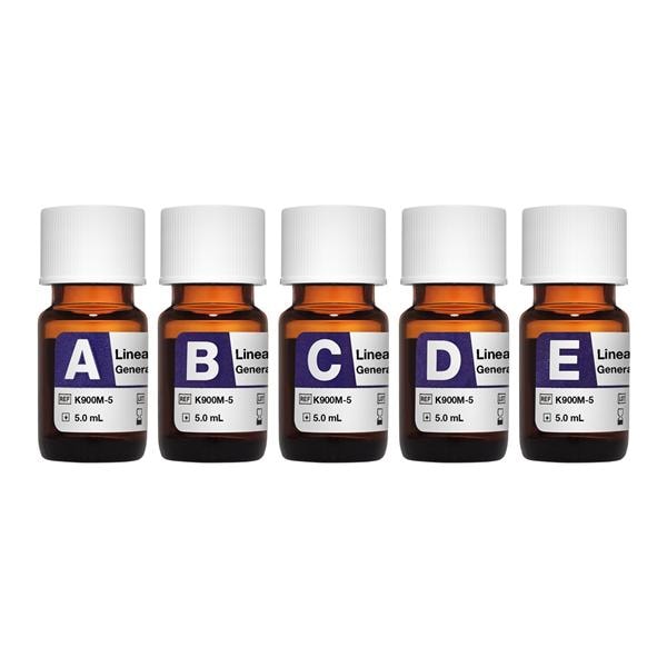 General Chemistry Levels A-E Linearity FD 10x5mL For Ortho Vitros 5/Bx