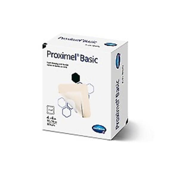 Proximel Basic Foam Wound Dressing 6x6" 3 Layer Sterile Square Bordered