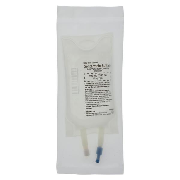 Gentamicin Sulfate in 0.9% Sodium Chloride Injection 100mg/Bag Bag 100mL 24/Ca