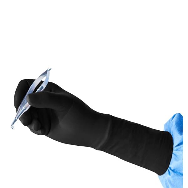 Gammex Polyisoprene w/ Tungsten Surgical Gloves Small Black