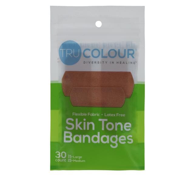 Bandage Cotton/Fabric Large Olive/Moderate Brown Sterile 30/Bg