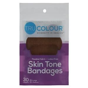 Bandage Cotton/Fabric Large Dark Brown/Black Sterile 30/Bg