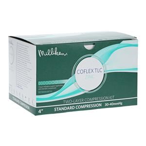 CoFlex TLC Compression Bandage Foam/Elastic 3" Tan/White 8/Ca