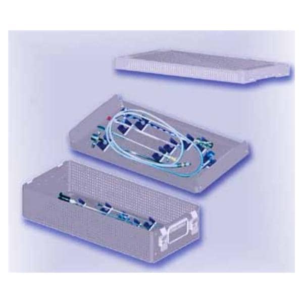 ProTech Instrument Tray Double Decker 20x10x3.5" Anodized Aluminum Reusable Ea