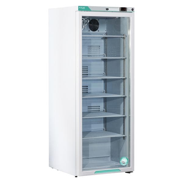 White Diamond Series Laboratory Refrigerator 10.5 Cu Ft Glass Door 1 to 10°C Ea