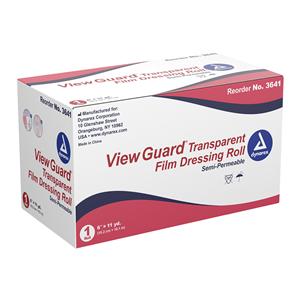 View Guard Film Transparent Dressing 11ydx6" Roll Clear