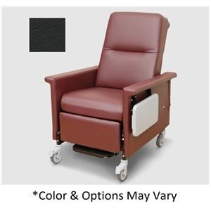 54 Series Transporter Recliner Powder-Coated Steel Frame 300lb Pwr Blk Ea