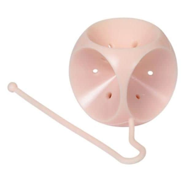 Pessary Vaginal Cube Milex 1-3/4" 44mm Silicone Drain Holes LF Non-Sterile Ea