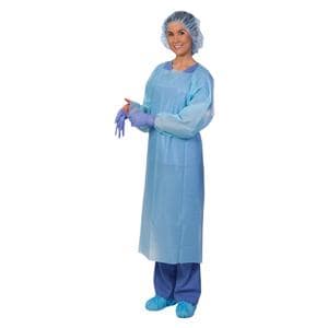 PremierPro Cover Gown Polyethylene Film Universal Blue 75/Ca