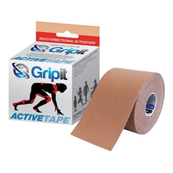 Strapit ACTIVETAPE V2 Kinesiology Tape Memory Fabric 5.5ydx3" Flesh Ea