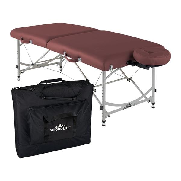 Stronglite Versalite Pro Massage Table Package Burgundy 750lb Capacity