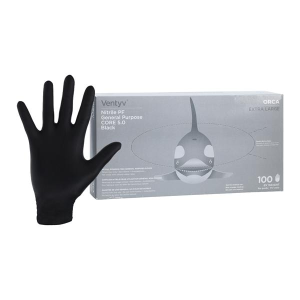 Orca Nitrile General Purpose Gloves X-Large Black