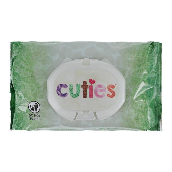 Cuties Baby Wipe Aloe/Vitamin E Single Use Unscented 864/Ca