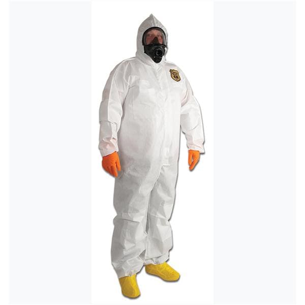 ComfortGuard Protective Coverall SMMS Fabric 2X Large White 25/Ca