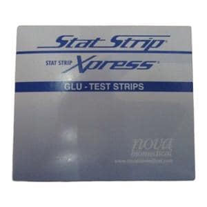 StatStrip Glucose Test Strips CLIA Waived For SCL Health CV Research 100/Bx, 18 BX/CA