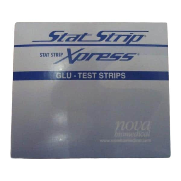 StatStrip Glucose Test Strips CLIA Waived For SCL Health CV Research 100/Bx, 18 BX/CA