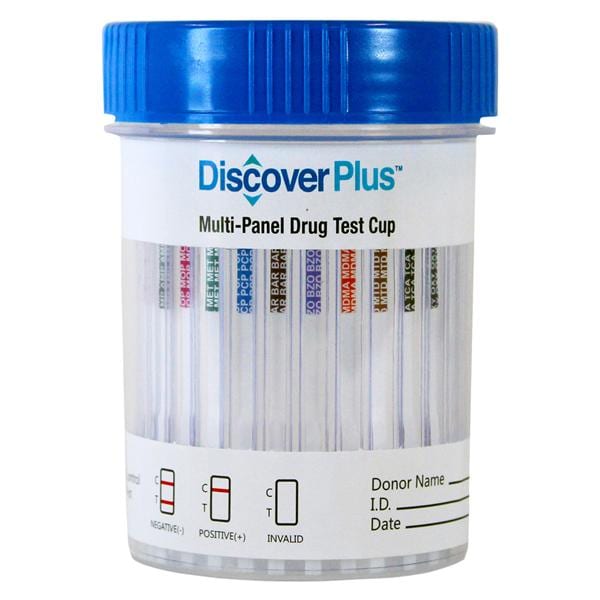 Discover Plus Drug Screen Test Cup CLIA Waived 25/Ca